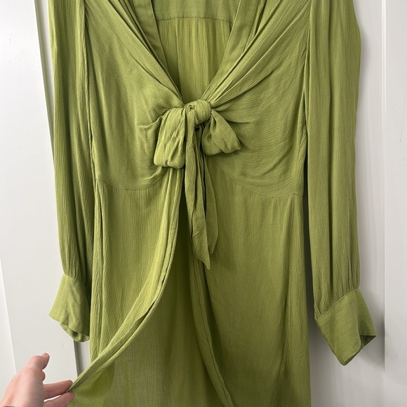 Open Front Tie Top - Picture 3 of 4